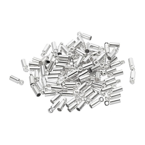 100pcs cord end caps 2mm - 100pcs,